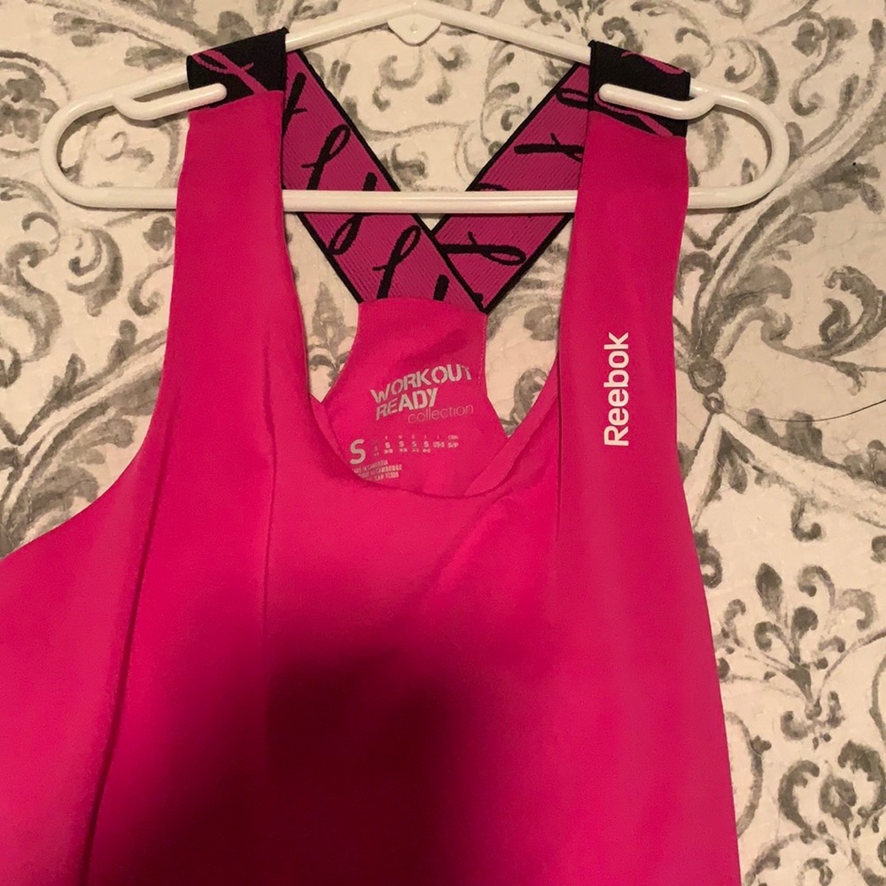 Reebok breast cancer awareness workout tank